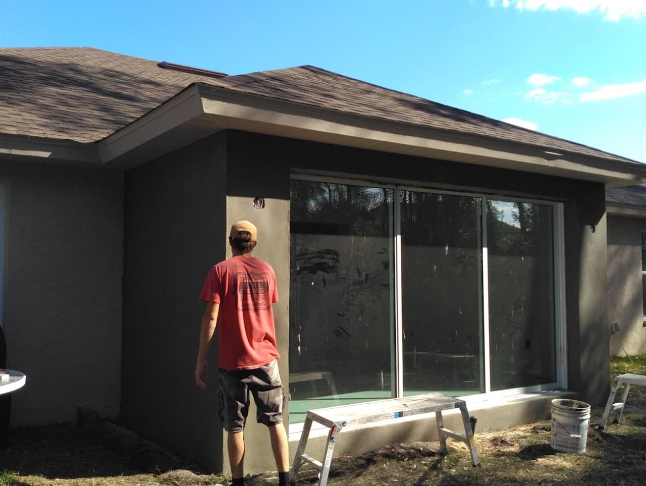 Home Addition by Spaffords Construction in Lecanto, FL - Two-story home addition with new master suite